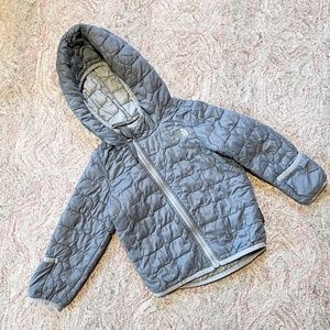 The North Face grey 18-24m jacket
